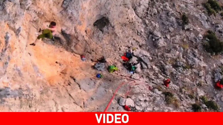 Κάλυμνος: Σοκαριστικές εικόνες από την πτώση Βρετανού αναρριχητή στα βράχια