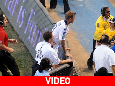 Αποδοκιμασίες για Beckham!