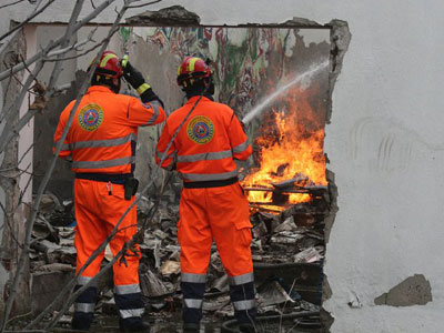 Προετοιμάστηκαν για το ενδεχόμενο σεισμού
