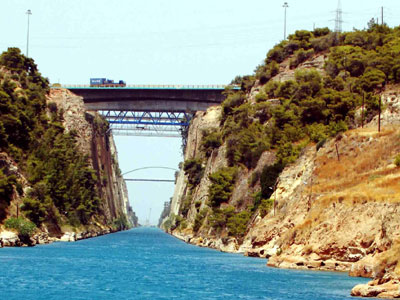 Θα συνεχιστούν και την Τρίτη τα έργα στη διώρυγα της Κορίνθου