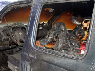 Έκαψαν αυτοκίνητο τηλεοπτικού σταθμού