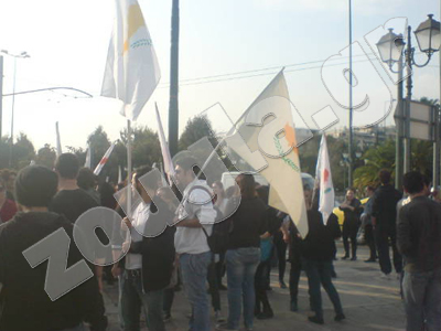 Ολοκληρώθηκε η πορεία των Κυπρίων φοιτητών