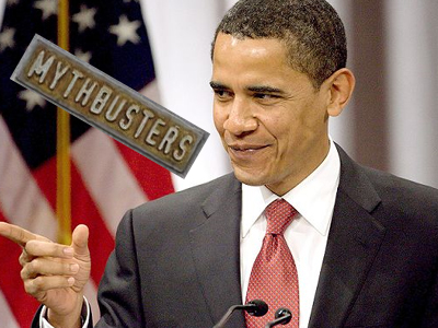 Ο Barack Obama στους «Mythbusters»