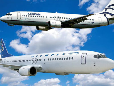 Στις 26 Ιανουαρίου «κληρώνει» για Olympic Air και Aegean Airlines