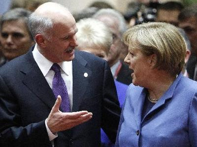 Τετ-α-τετ Παπανδρέου – Μέρκελ