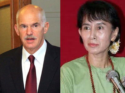 Τηλεφωνική επικοινωνία Παπανδρέου – Aung San Suu Kyi
