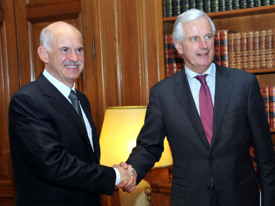 Συνάντηση Παπανδρέου – Μπαρνιέ