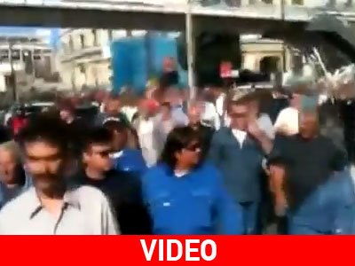 Διαμαρτυρία για το Πέραμα στον Πειραιά