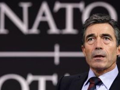 Συγκέντρωση διαμαρτυρίας κατά της επίσκεψης Ράσμουσεν