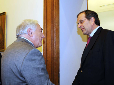 Συνάντηση Σαμαρά – Στρος Καν