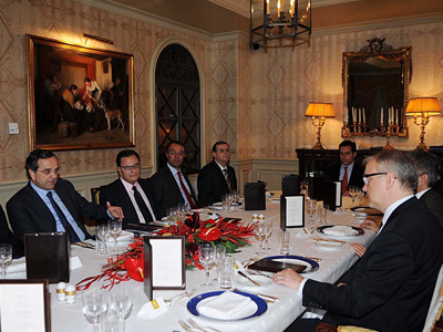 Δείπνο Σαμαρά – Ρεν