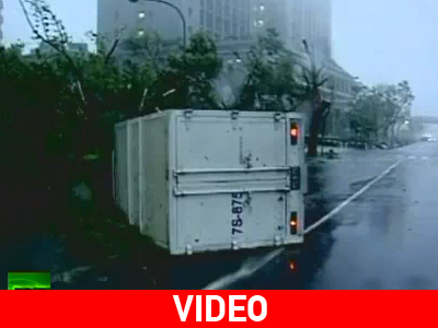 Τραυματίες από το πέρασμα του τυφώνα Φανάπι