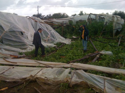 Νέο πλήγμα από ανεμοστρόβιλο στην Ηλεία
