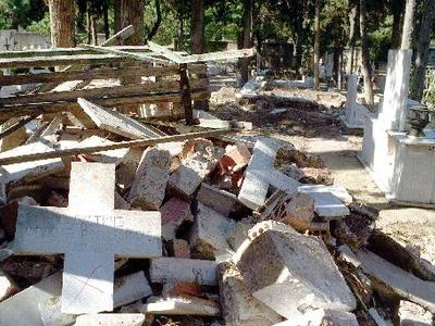 Βανδαλισμοί στο ελληνικό νεκροταφείο της Ίμβρου