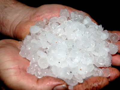 Χαλάζι στην Πάτρα