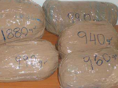 Το μπλόκο «απέδωσε» 80 κιλά χασίς