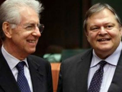 Με τον Μόντι συναντάται αύριο ο Βενιζέλος