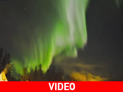 Το βόρειο σέλας σε πραγματικό χρόνο