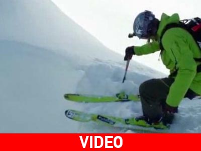 Κατάβαση με σκι που κόβει την ανάσα