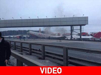 Ρωσία: Συντριβή αεροσκάφους με νεκρούς και τραυματίες Ρωσία: Συντριβή αεροσκάφους με νεκρούς και τραυματίες