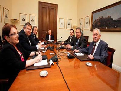 Τα πρακτικά της σημερινής σύσκεψης των πολιτικών αρχηγών