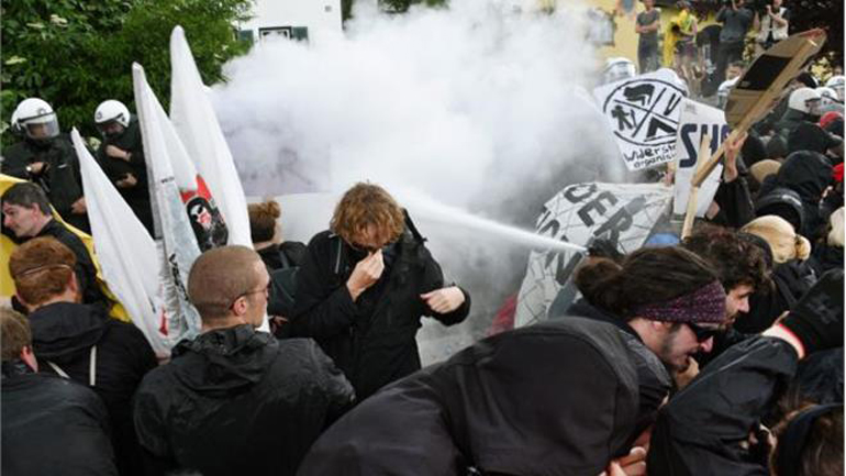 Γερμανία: Συγκρούσεις αστυνομικών διαδηλωτών ενόψει της συνόδου G7