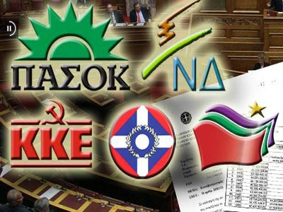 Με 7,7 εκατ. ευρώ ενισχύονται τα πολιτικά κόμματα