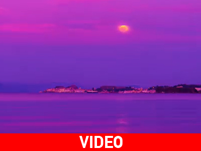 Υπέροχες νυχτερινές εικόνες από την πανέμορφη Κέρκυρα