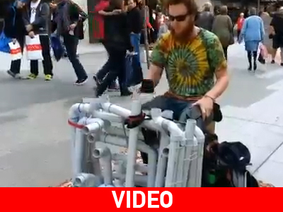 Mουσική με σωλήνες PVC