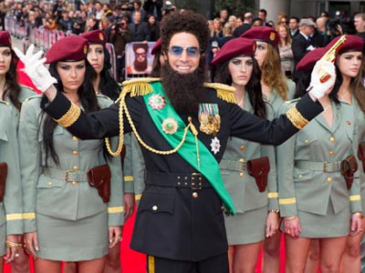 Η εντυπωσιακή πρεμιέρα του The Dictator στο Λονδίνο