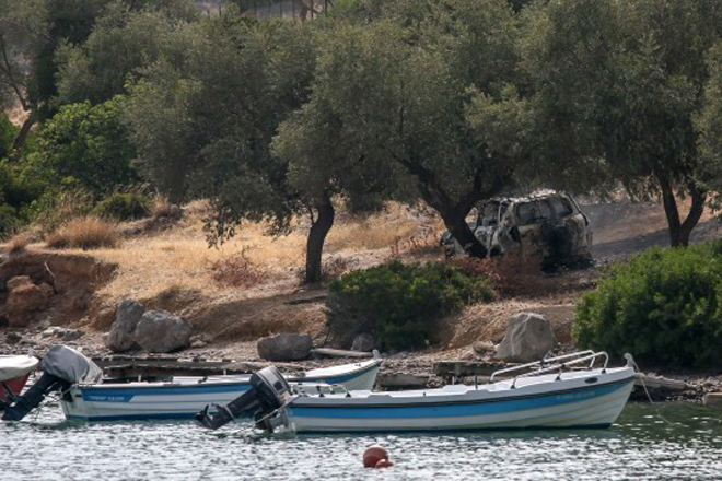 Το αυτοκίνητο με το οποίο διέφυγαν αρχικά 