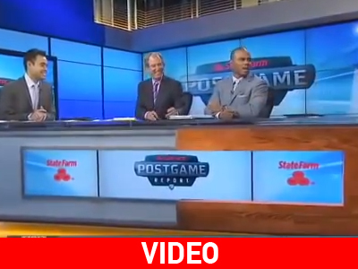 Έπεσε από την καρέκλα την ώρα που σχολίαζε αγώνα