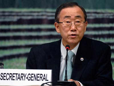 Eνθαρρυμένος από τη διακήρυξη του Συμβουλίου Ασφαλείας για τη Συρία