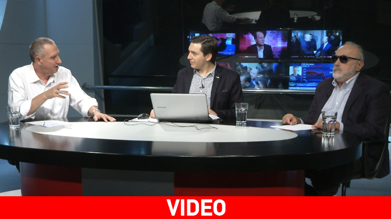 Γ. Μιχελάκης(ΝΔ) και Π. Κουρουμπλής(ΣΥΡΙΖΑ) στο debate της Ζούγκλας