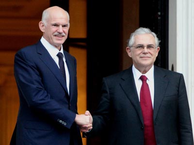 Συνάντηση Παπαδήμου – Παπανδρέου