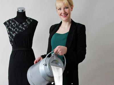 Οικολογικά ρούχα από γάλα