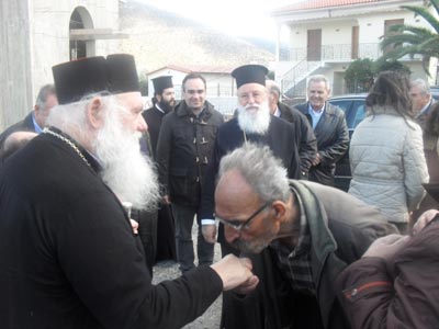 Ο Αρχιεπίσκοπος Ιερώνυμος σε Άστρος και Άγιο Ανδρέα