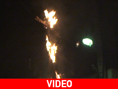 Έκαψαν τον Ιούδα στο Πέραμα