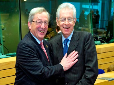 Διάψευση για πρόταση αντικατάστασης του Γιούνκερ από τον Μόντι