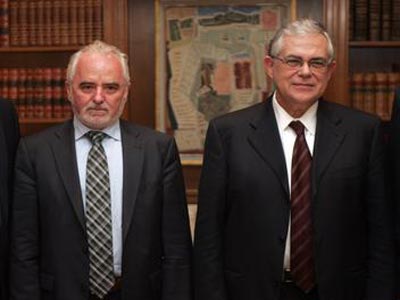 Συνάντηση  Παπαδήμου –  Κουτρουμάνη