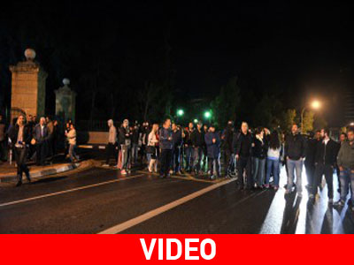 Ένταση έξω από το Προεδρικό Μέγαρο της Κύπρου-Ολοκληρώθηκε η σύσκεψη των αρχηγών