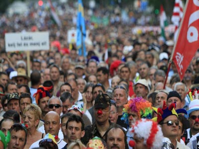 Ουγγαρία: Πορεία διαμαρτυρίας  από εκλεγμένους και πολίτες