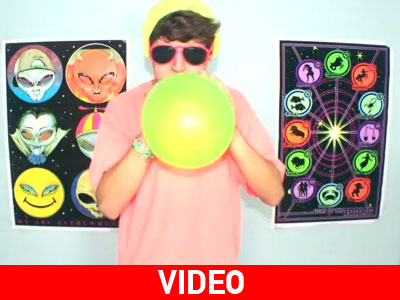 Δημιουργίες με blacklight