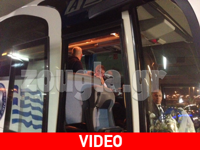 Θερμή υποδοχή της Εθνικής στο Ελ. Βενιζέλος