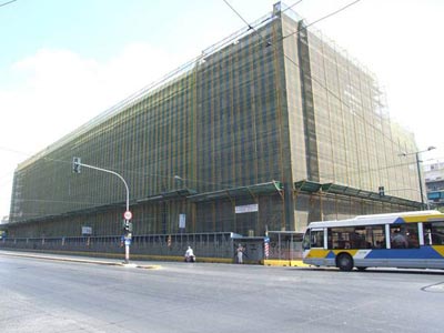 Εργασίες ανάπλασης του Εθνικού Μουσείου Σύγχρονης Τέχνης