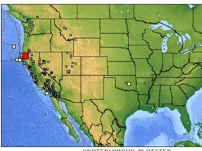 Σεισμική δόνηση 5,3 Ρίχτερ στη βόρεια Καλιφόρνια