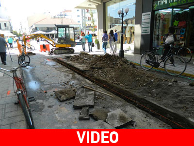 Άρχισε η πεζοδρόμηση του κέντρου της Τρίπολης