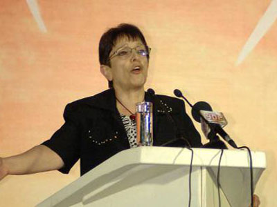 Στην Πάτρα η Αλέκα Παπαρήγα