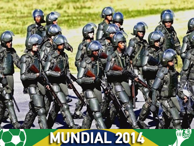 Robocops επιστρατεύει η Βραζιλία για τη διαφύλαξη του Μουντιάλ