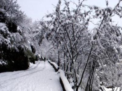 Χιονοπτώσεις στα ορεινά της Καρδίτσας